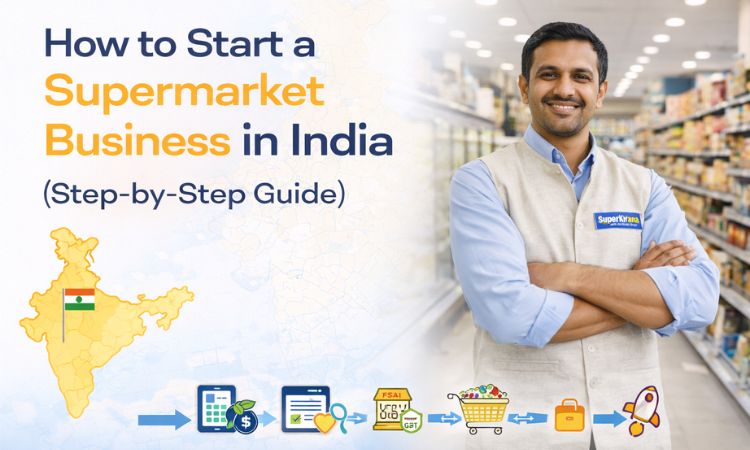 how to start a supermarket business in india