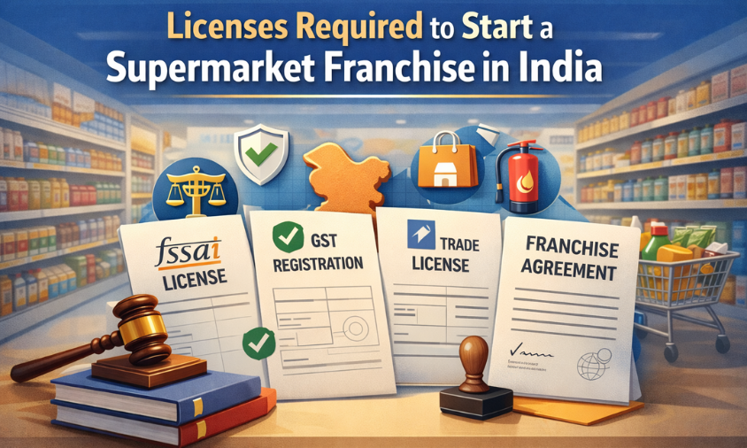 Licenses and Legal Requirements to Start a Supermarket Franchise in India